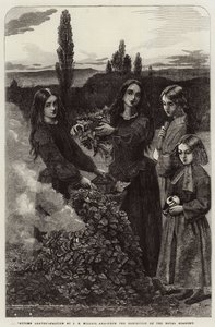 Hojas de otoño de John Everett Millais